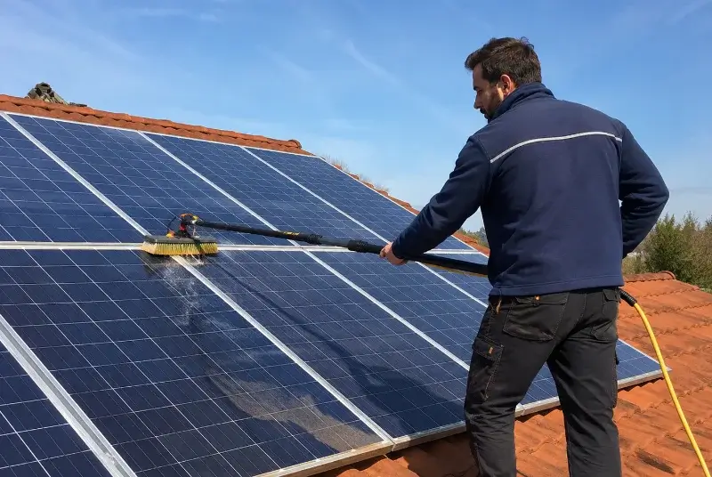 Nettoyage et entretien de panneaux solaires à Castandet